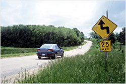 Gravity Hill near Shullsburg.