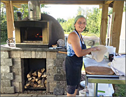 Making pizza in Hayward.