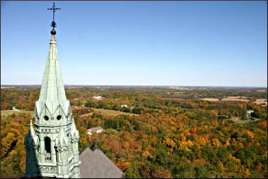 The view from Holy Hill.