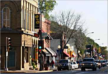 Hudson's main street.