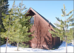 Illgen Falls cabin.