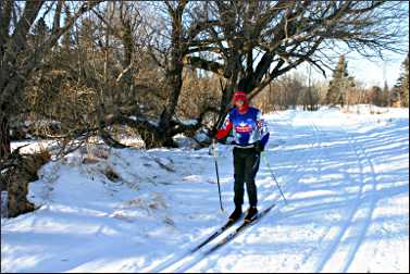 Skier at ABR.