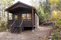 A Windigo cabin at Isle Royale.