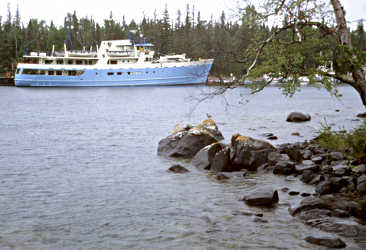 Isle Royale Queen in Rock Harbor.