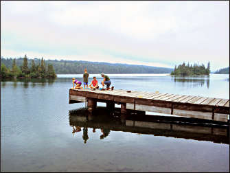 Tobin Harbor on Isle Royale.