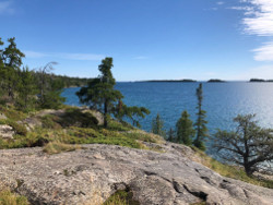 Rock Harbor Trail in Isle Royale.