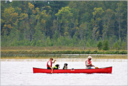 Canoeing at Itasca.