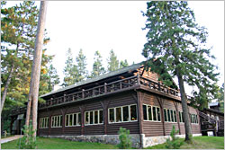 Douglas Lodge in Itasca State Park.