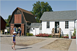 Buildings at Kalona Historical Village.