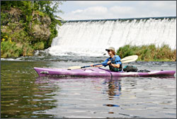 Kayaking on the Kinni.