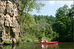 Kayaking on the Kinni.