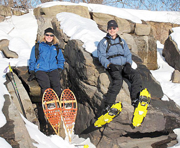 Snowshoers at Louisville Swamp.