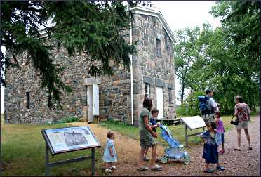 The warehouse at the Lower Sioux Agency.