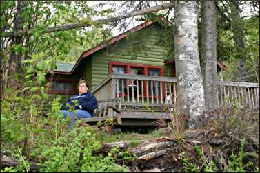 
At Koeneke's Shoredge resort near Lutsen, Fern Creek has privacy and a great location.
