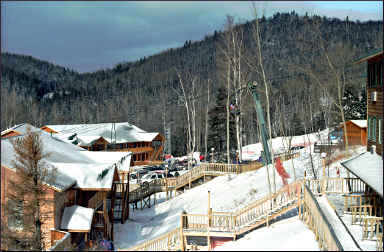 Lodgings on Lutsen Mountains.