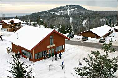 Ski school at Lutsen.