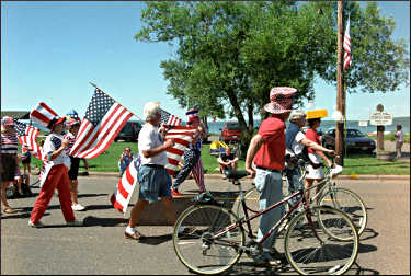 Fourth of July parade on Madeline Island.