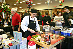 Battle of the Chocolates at Metcalfe's Market.