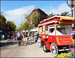 Madison's State Street on market day.