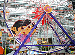 Theme park at Mall of America.