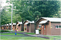 Cabins at North Lakeland Discovery Center.