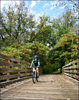 Bicycling the Red Jacket from Mankato.