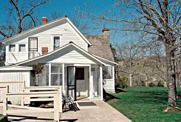 Laura Ingalls Wilder wrote her famous books in this house.