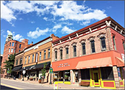 Downtown Marquette.