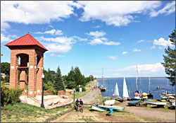 Mattson Park and Lower Harbor in Marquette.