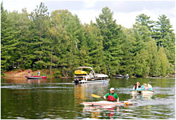 Boats at a county park.