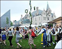 Midsommar at the American Swedish Instititute.