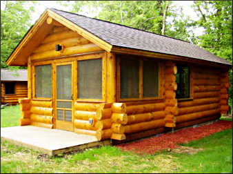 A camper cabin at Baker.
