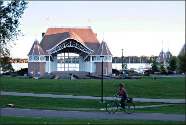 The bandshell at Lake Harriet.