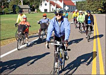 Parks & Trails Council bicycle ride.