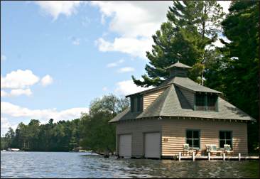 Craftsman boathouse.