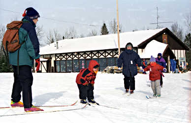 Ski lessons at Winter Park.