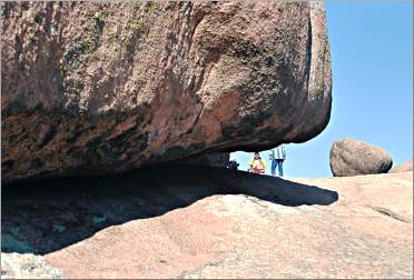 Kids love to climb at Missouri's Elephant Rocks State Park.