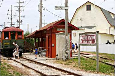 The East Troy Railroad in Mukwonago.