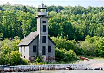 Grand Island lighthouse near Munising.