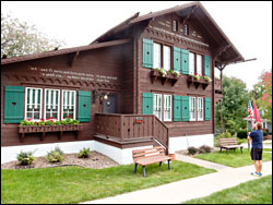 Chalet of the Golden Fleece in New Glarus.