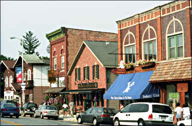 Downtown in New Glarus.