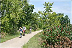 The Glacial Lakes trail in New London.
