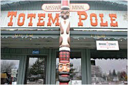 Totem Pole in Nisswa.