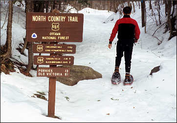 North Country Trail on the Black River.