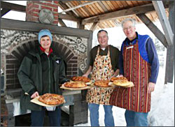 A bread-baking class in Grand Marais.