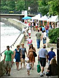 Art fair in Northfield.