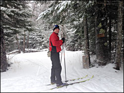 Skiing on the Northwoods Trails.