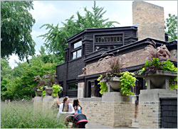 Wright's home and studio in Oak Park.