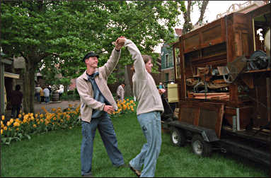 Street organ in Pella.