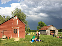 Picnickers at A to Z.